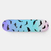 haaienvis op gradiënt oceaan persoonlijk skateboard (Horizontaal)