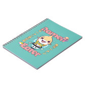 Haaienvis Ramen Eater - Aziatische voedselliefhebb Notitieboek (Linkerzijde)