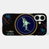 haaienvis, wild zee Case-Mate iPhone case (Achterkant (horizontaal))