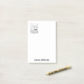 Haaienvissen Kleurrijke Post-it-notities Post-it® Notes (Op bureau)