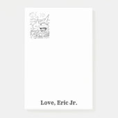 Haaienvissen Kleurrijke Post-it-notities Post-it® Notes (Voorkant)