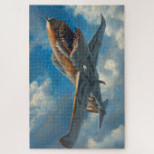 haaienvliegtuigpuzzel legpuzzel (Verticaal)