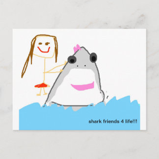 haaienvrienden briefkaart