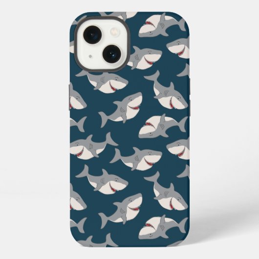 Haaienweek patroon iPhone hoesje omhulsel iPhone 13 Hoesje (Achterkant)