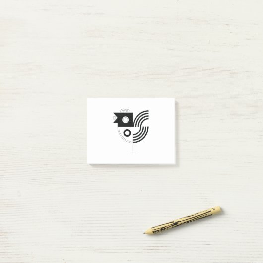 haaisteken post-it® notes (Op bureau)