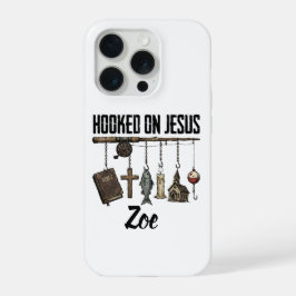 Haak aan Jezus Persoonlijke iPhone 15 Pro Hoes  Case