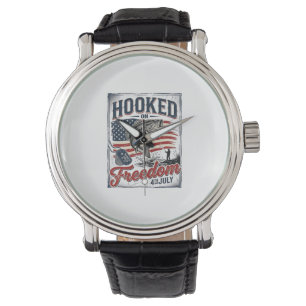 Haak aan vrijheid 4 juli vissen horloge