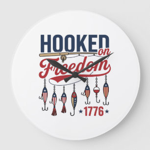 Haak aan vrijheid patriottisch T-shirt ontwerp voo Grote Klok