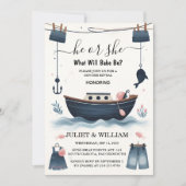 Haak Aas Fun Hout Vis Vissen Geslacht Reveal Kaart (Voorkant)