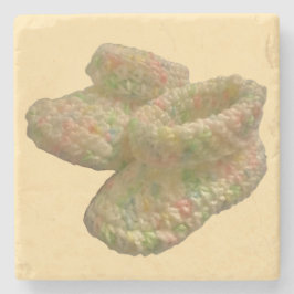 Haak Baby Schoenen Design Stenen Onderzetter