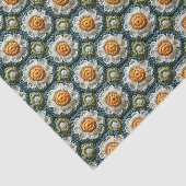 Haak Daisy Granny Squares Patroon BN8 Decoupage Tissuepapier (Detail)