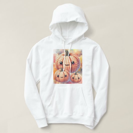 Haak een Muts Pompoen Hoodie (Design voorkant)