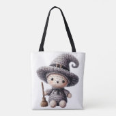Haak een Schattige Heks Tote Bag (Achterkant)