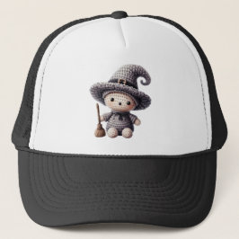 Haak een Schattige Heks Trucker Pet