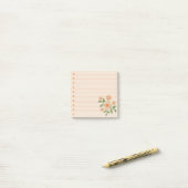Haak effect Bloemen Post-it® Notes (Op bureau)