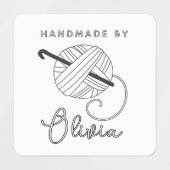 Haak en garen multi-purpose naaien labels (Design 1)