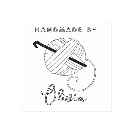 Haak en garen multi-purpose naaien rubberstempel (Afrduk)