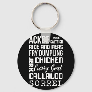 Haak- en zoutrijst en duimmels van erwten sleutelhanger