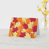 Haak Esdoorngrens Wenskaart Kaart (Gele Bloem)