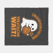 Haak Geest Garen Halloween Ontwerp Fleece Deken (Voorkant (Horizontaal))