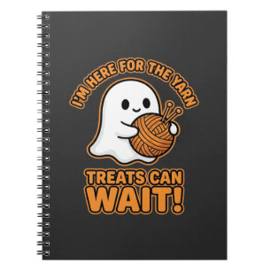 Haak Geest Garen Halloween Ontwerp Notitieboek