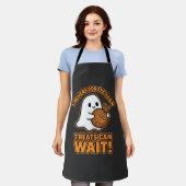 Haak Geest Garen Halloween Ontwerp Schort (Gedragen)