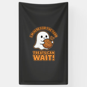 Haak Geest Garen Halloween Ontwerp Spandoek