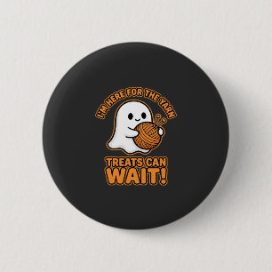 Haak Geest Garens Halloween Ontwerp Ronde Button 5,7 Cm