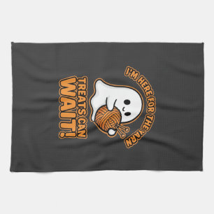 Haak Geest Garens Halloween Ontwerp Theedoek