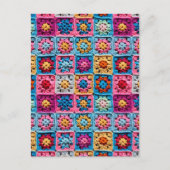 Haak Granny Square Craft Briefkaart (Voorkant)