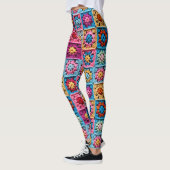 Haak Granny Vierkant Patroon Effect Leggings (Links)