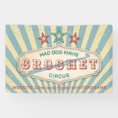Haak haak  circus ambacht show display spandoek (Horizontaal)