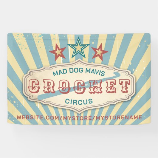 Haak haak  circus ambacht show display spandoek (Horizontaal)