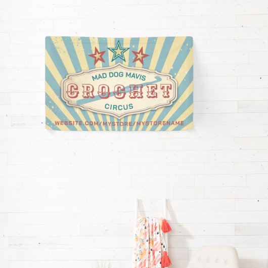 Haak haak  circus ambacht show display spandoek (Insitu)