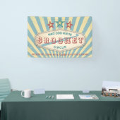 Haak haak  circus ambacht show display spandoek (Beurs)