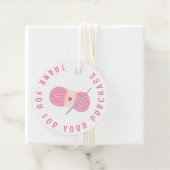 Haak Haakwerk Bedankt Custom Small Business Bedankjes Labels (In situ)