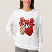 Haak Hart Dames Tshirt (Voorkant)