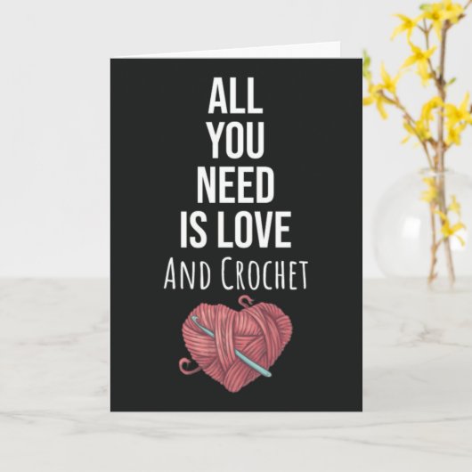 Haak Kaarten Haken Haken Voor Haar (Gele Bloem)