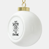 Haak Keramische Bal Ornament (Rechts)