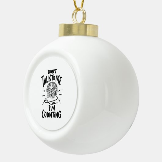 Haak Keramische Bal Ornament (Rechts)