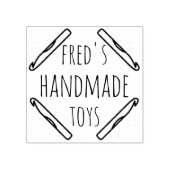 Haak Kleine Zakelijke Hout Art Stamp Rubberstempel (Afrduk)