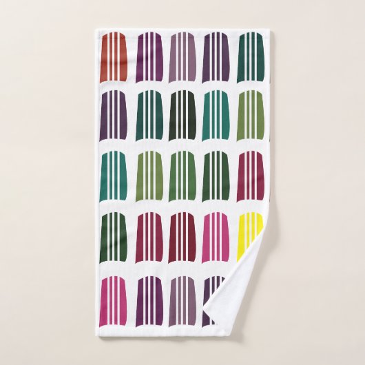 Haak Kleurrijk Breigaren Bad Handdoek (Handdoek)