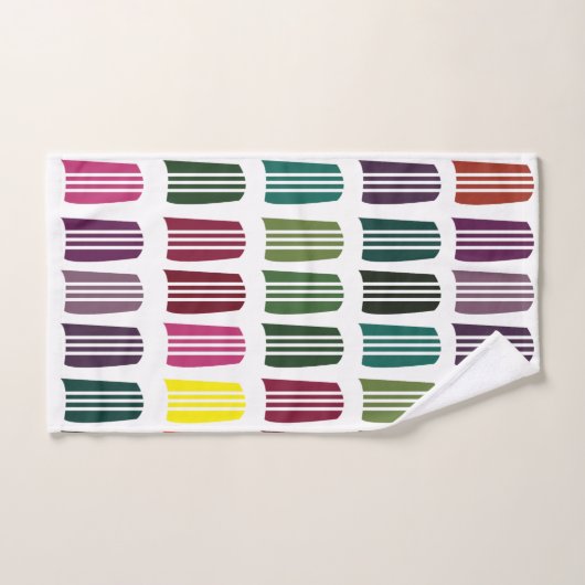 Haak Kleurrijk Breigaren Bad Handdoek (Handdoek)