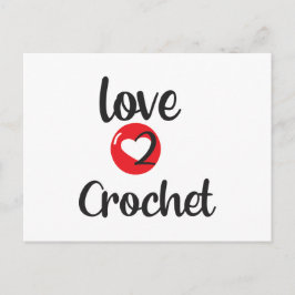 haak liefde briefkaart