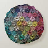 Haak no2 rond kussen (Achterkant)