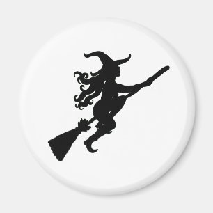 Haak op een Broom Silhouette Magnet