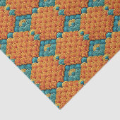 Haak Schelp Patroon Tissuepapier (Detail)