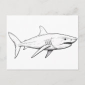 Haak tekening briefkaart (Voorkant)