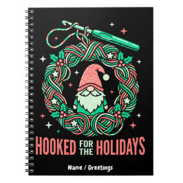 Haak voor de Feestdagen Haakgnoom Kerstmis Notitieboek