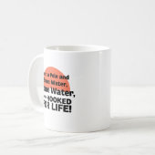 Haak voor het Leven Vissen Koffiemok (Voorkant links)